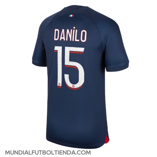 Camiseta Paris Saint-Germain Danilo Pereira #15 Primera Equipación Replica 2023-24 mangas cortas